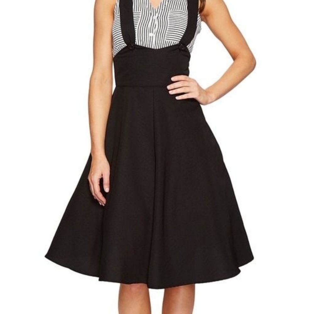 Unique Vintage 1940s style suspender skirt